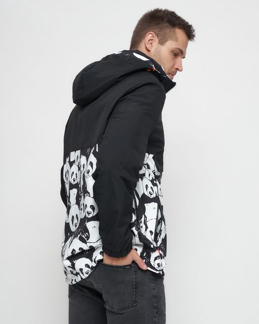 Куртка-анорак спортивная мужская белого цвета 88629Bl