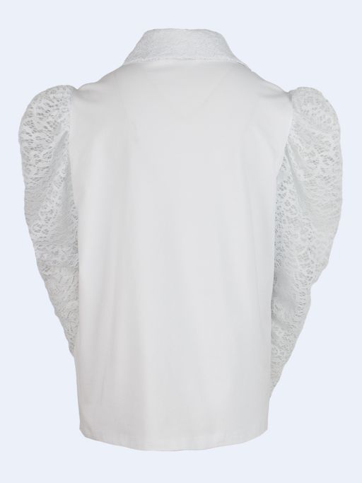 Блузка белый 212230817 - Nota bene фото 21