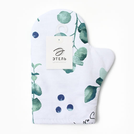 Варежка-прихватка Этель Eucalyptus 20х27см,100% хлопок, саржа 190 гр/м2 фото 9
