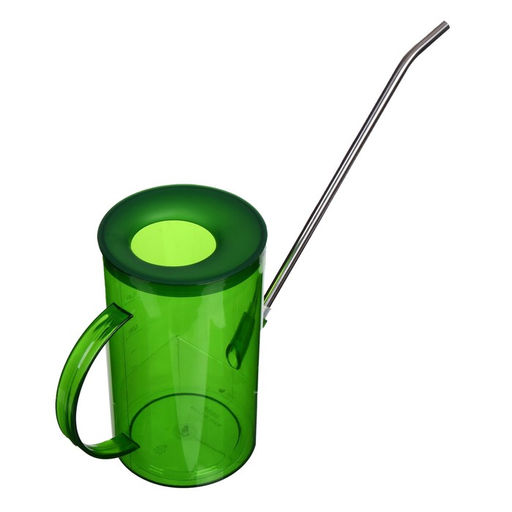 Лейка с длинным носиком, 1 л, без рассеивателя, зелёная, Greengo  фото 4