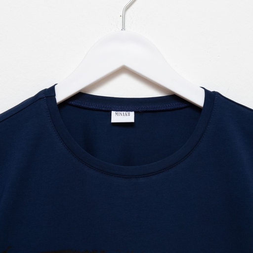 Футболка мужская MINAKU "Key" цвет синий, р-р 52