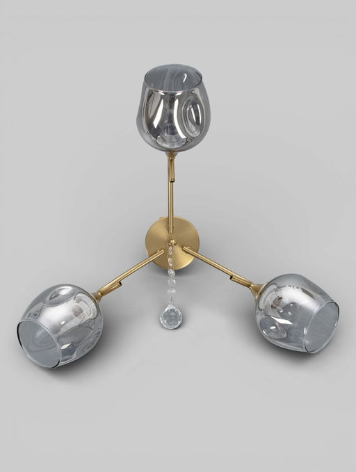 Люстра N6421/3, 3×60 Вт, E27, цвет медный