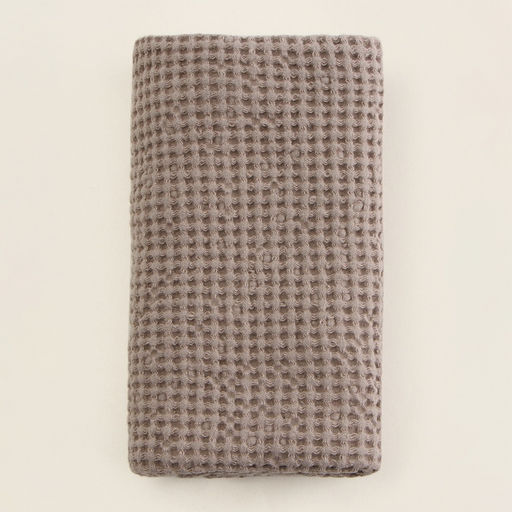 Полотенце вафельное SL HOME: Linen «Саббиа», 60×140 см, бежевое