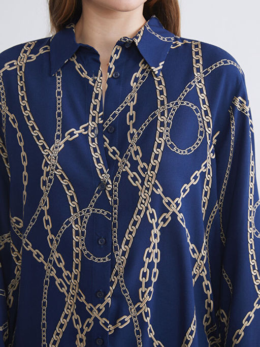 Zincir Desenli Kad?n G?mlek