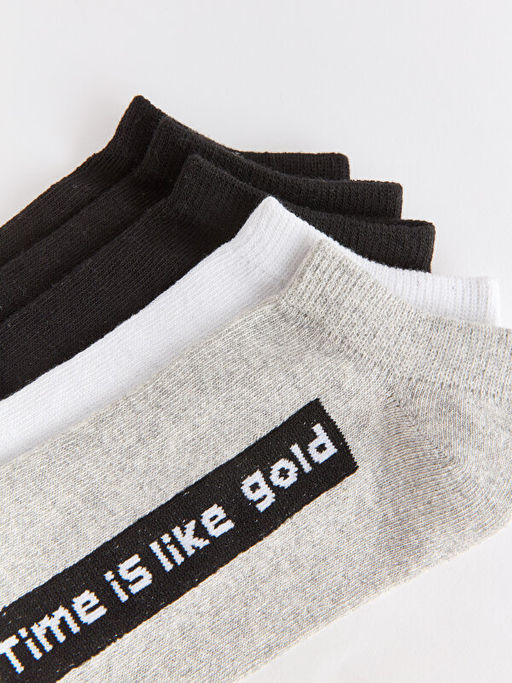 ?izgili Erkek ?ocuk Patik ?orap 5li