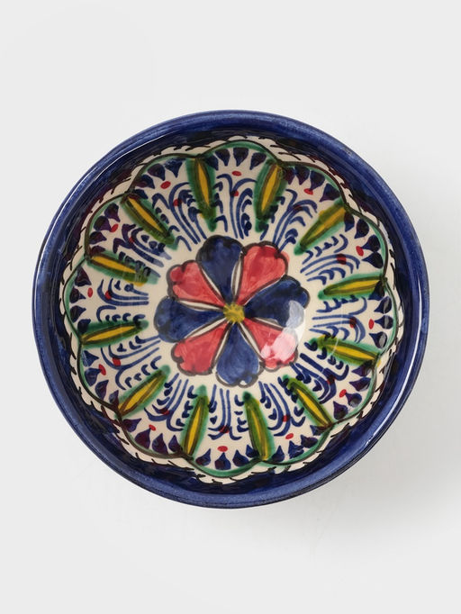 Пиала узбекская Риштанская Керамика «Узоры», 200 мл, d=11.5 см, МИКС