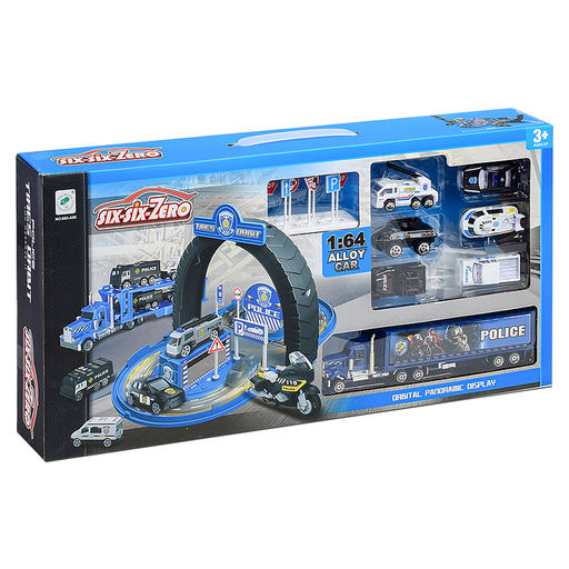 Парковка "Станция полиции" в коробке