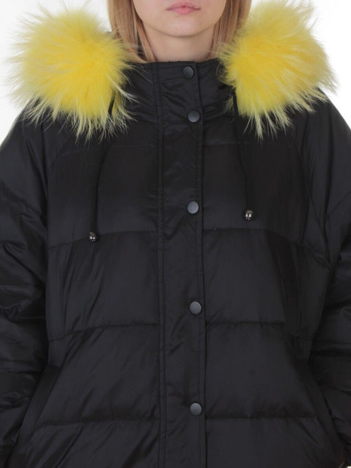 3072 BLACK Пальто зимнее пуховое женское (пух)