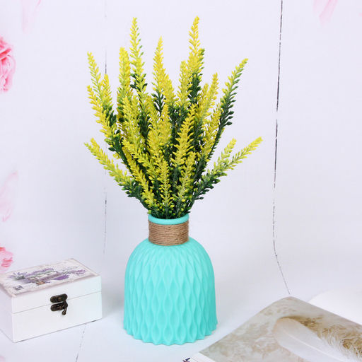 Цена за 2 шт. Ваза из пластика "Розали" 12*15см цвет мятный