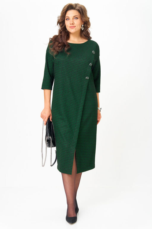 Платье Michel Chic 2190 зеленый, черный  фото 2