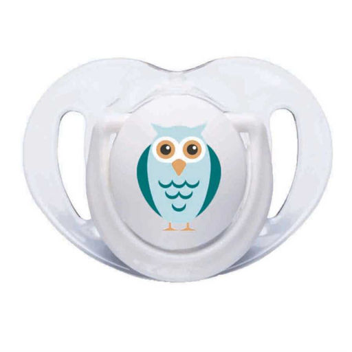 Силиконовая ортодонтическая двойная пустышка 6+, Сова (2 шт) 7123053 - Mamajoo фото 3