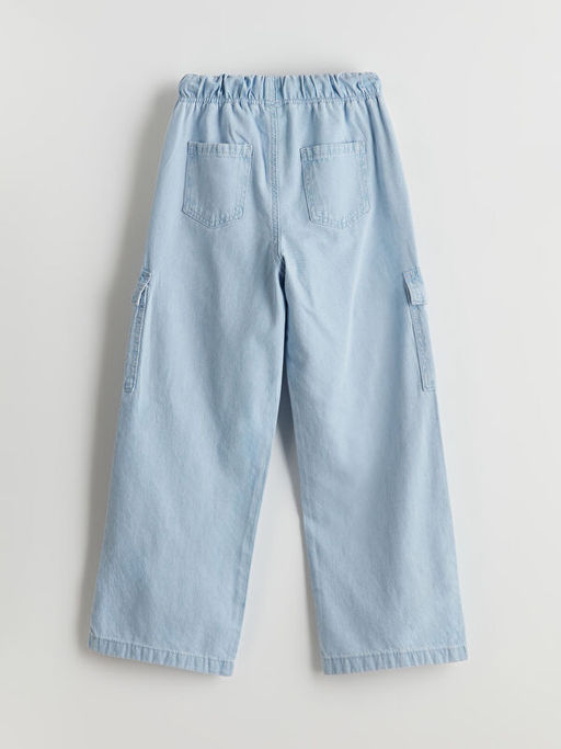 Wideleg K?z ?ocuk Jean Pantolon