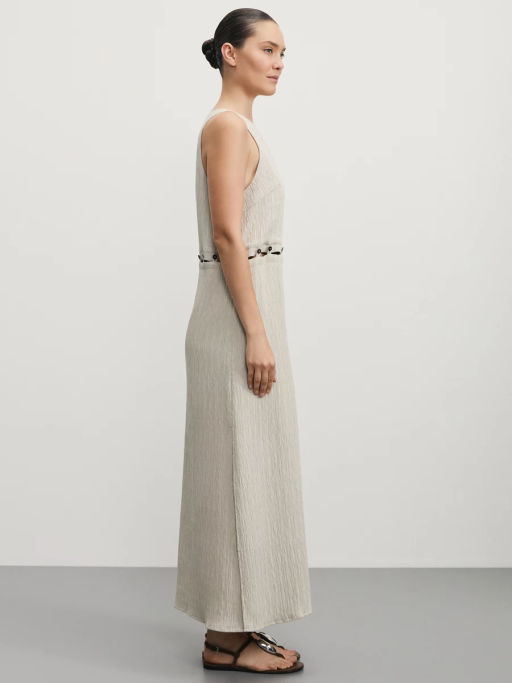 Платье из вискозы с декоративными пуговицами / Zarina  фото 2