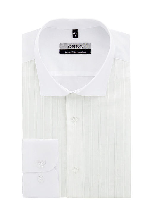 Сорочка мужская длинный рукав GREG 100/191/494/Z/1 STRETCH  фото 2