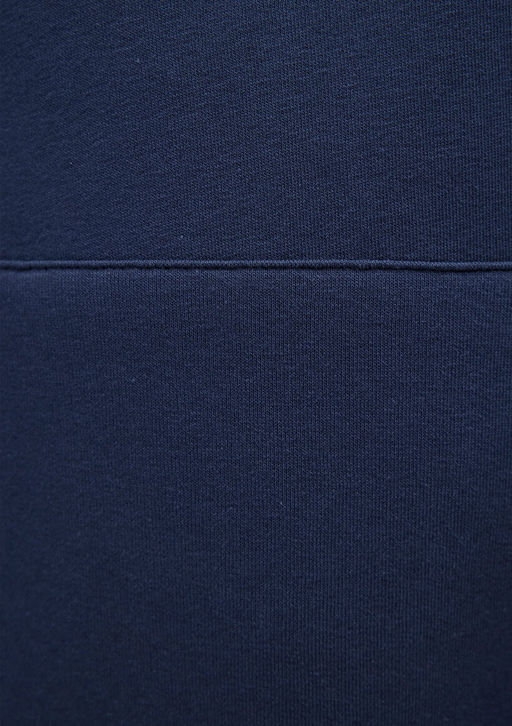 Kapusonlu Lacivert Basic Sweatshirt - Mavi фото 7