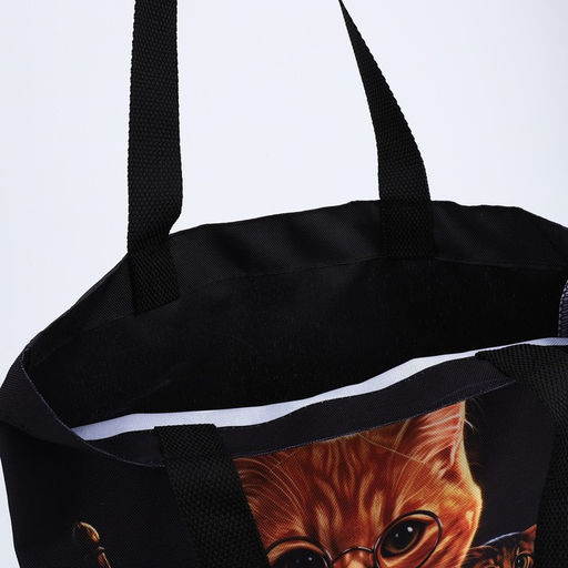 Сумка-шопер без застёжки, цвет чёрный - Nazamok фото 6