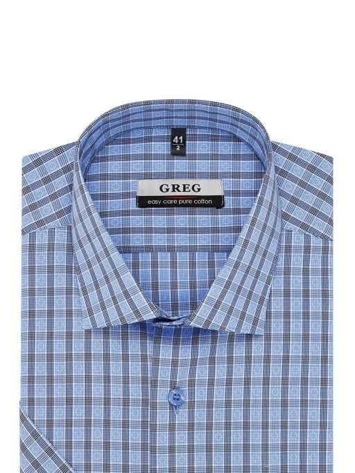 Сорочка мужская короткий рукав GREG 225/101/6183 фото 3