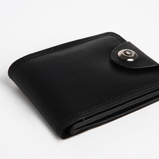 Портмоне мужское на магните, отдел для купюр, для карт, для монет, цвет чёрный - Simaland фото 3