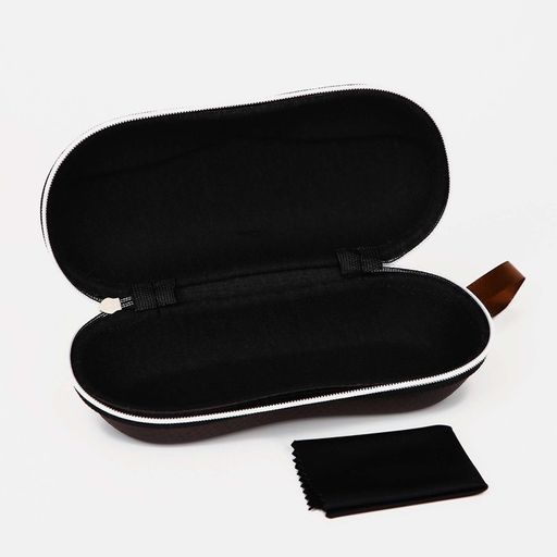 Футляр для очков на молнии, цвет коричневый - Simaland фото 3