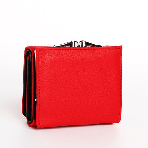 Кошелёк на кнопке, цвет красный - Simaland фото 2
