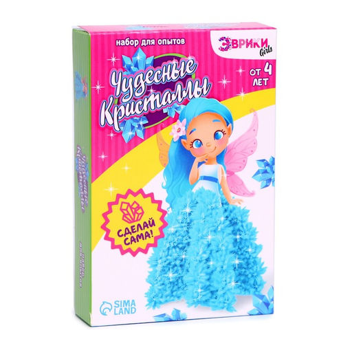 Выращивание кристалла Чудесные. Фея, набор для опытов