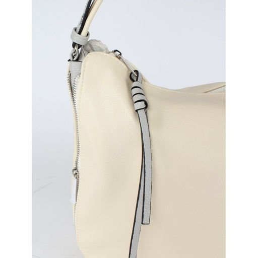 Сумка женская искусственная кожа ADEL-208/ММ, 1отд+еврокарман, плечевой ремень, бежевый/серый 260013 - Adelia фото 4