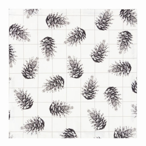 Набор салфеток сервировочных на стол Этель Christmas, 2 шт., белые, с декоративными кольцами, 45?45 см