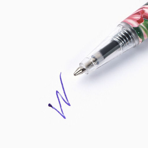 Цена за 10 шт. Ручка шариковая, синяя паста, 0.5 мм, автоматическая мини С 8 марта