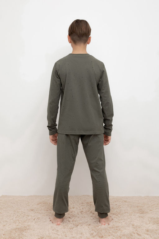 КБ 2825/оливковый серый,крапинка, пижама