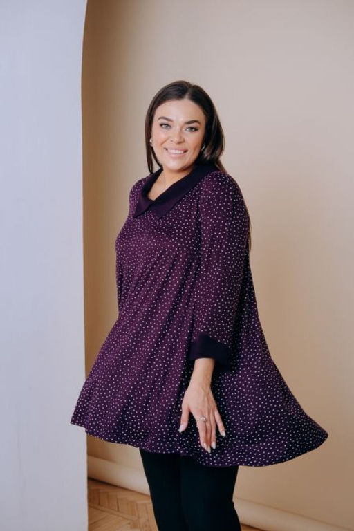 Туника Luxury Moda 1395 фиолетовый