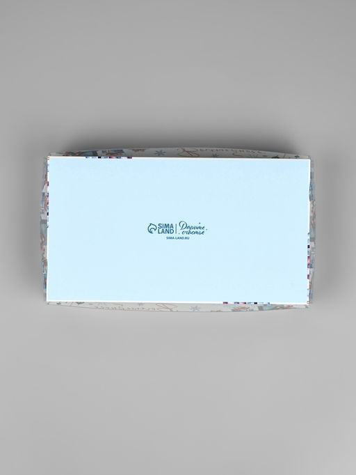 Цена за 5 шт. Коробка под 8 конфет с ячейками «Волшебного Нового года», 10×18.5×3 см