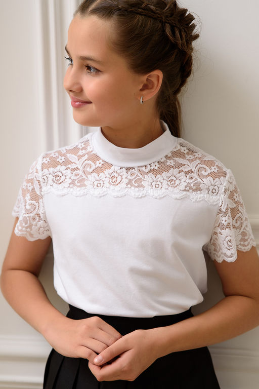 Камелия блузка детская кор. рукав