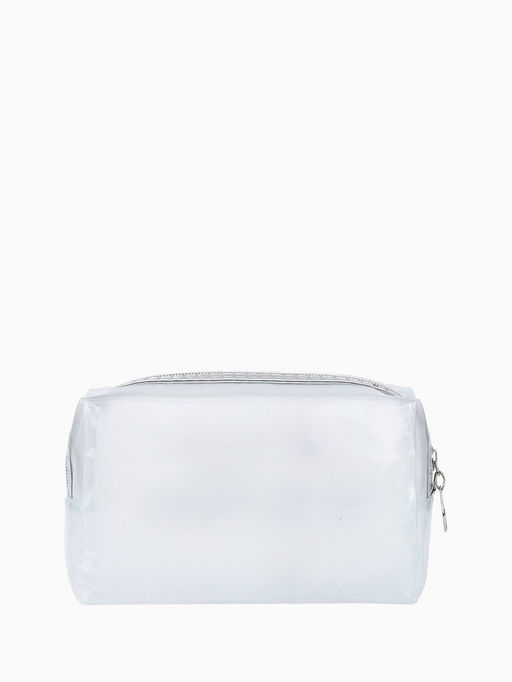 Косметичка на молнии для бассейна, матовая, с надписями, разноцветная