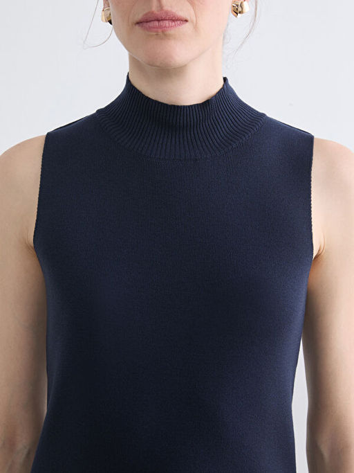 Yar?m Bal?k?? Yaka Kad?n Triko S?veter