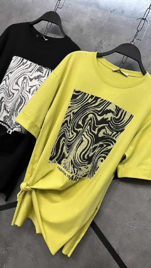 Футболка со стразами - Ksa фото 2