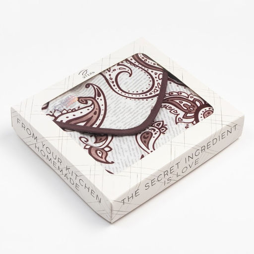 Кухонный набор Этель Восточные узоры, полотенце 40х73 см, прихватка 19х19 см, фартук 60х65 см  фото 11