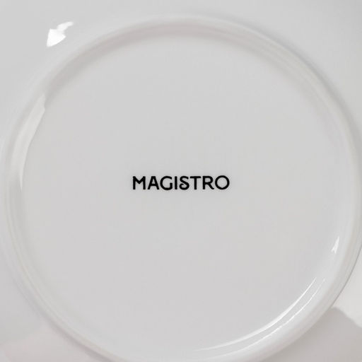 Салатник Magistro «Роза Бланш», 600 мл, d=23 см, фарфор, белый