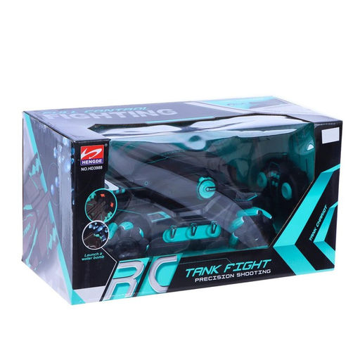 Танк радиоуправляемый Fighter, 4WD, управление жестами, стреляет гелевыми пулями, цвет чёрно-синий - Simaland фото 7