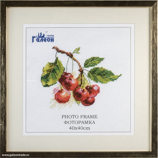 Рамка для оформления вышивки 40х40 с паспарту 8098 / ZR208B-112 / окно 30х30 - ГалеонТрейд фото 2
