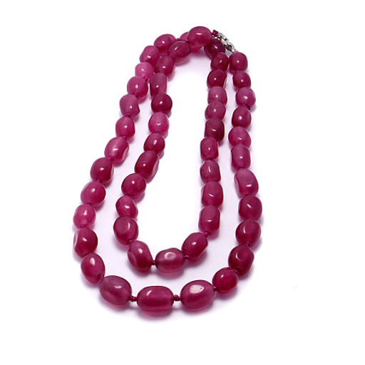 Бусы из камня Рубиновый агат-привлекает любовь, разжигает остывшие чувства, дарует счастье