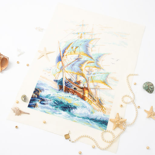 Набор для вышивания Чудесная Игла 350-757 Ветер удачи 27 х 40 см