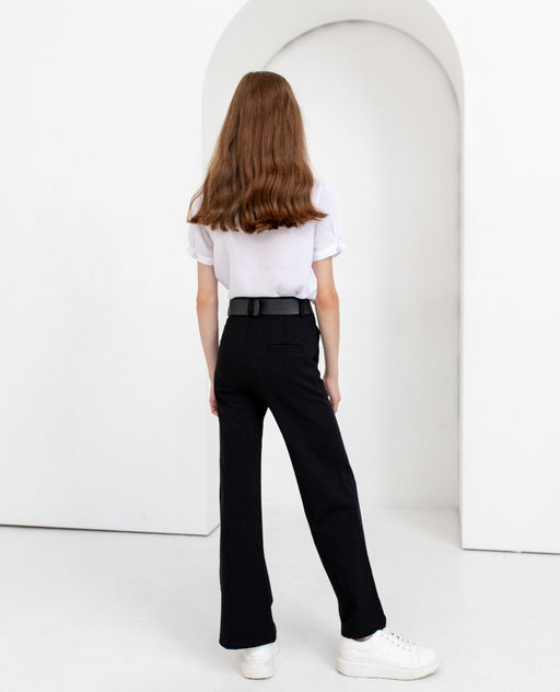 21019(22-27) Брюки школьные Палаццо - Kiko фото 35