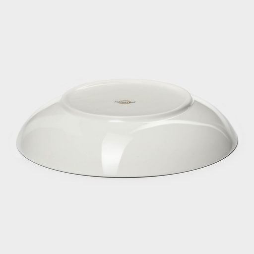 Тарелка глубокая Magistro La Perle, 1 л, d=22.5 см, фарфор, белая