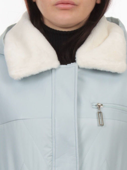 M24-096 BLUE Куртка демисезонная женская (100 гр. холлофайбер) - Fashion фото 4