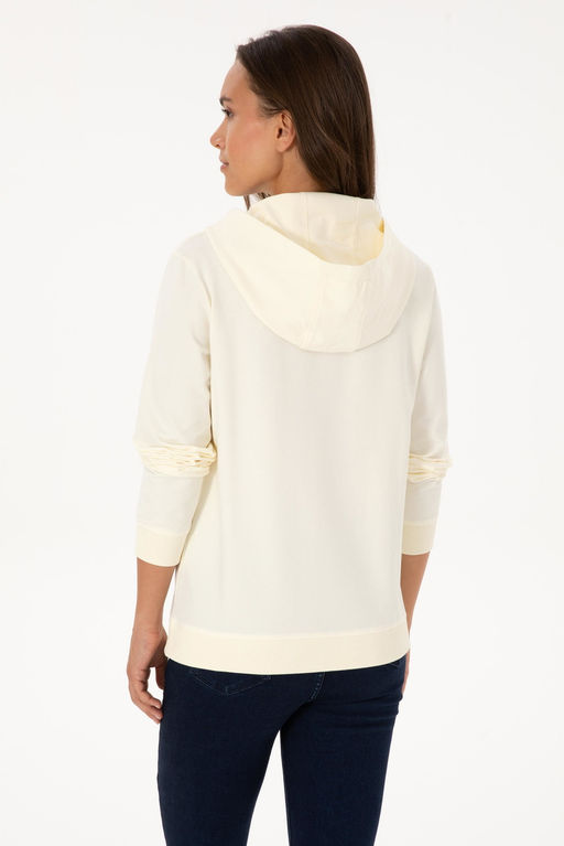 Kad_n BEYAZ Sweatshirt Sepette S_rpriz _ndirim - U.s. polo assn фото 5