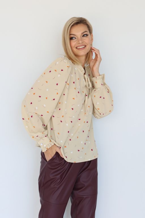 Блузка с декоративными деталями - Looklikecat фото 2