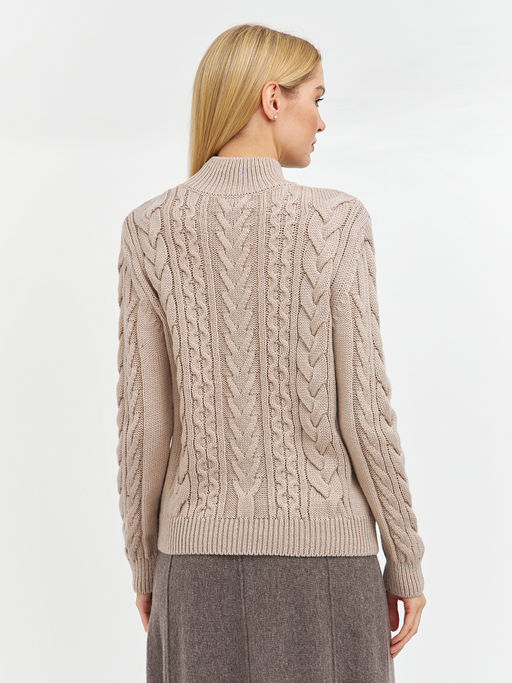 водолазка женская свободного кроя с косами - Glenfield фото 7