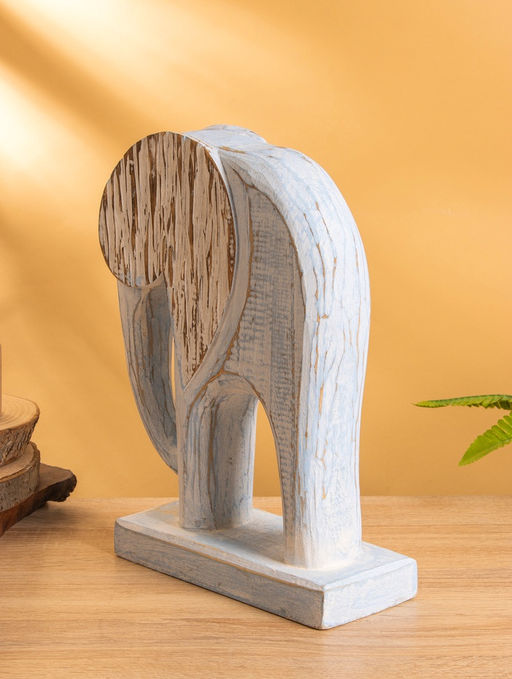 Набор сувенирный «Слоники», h=30 см, h=24 см, h=16 см, дерево, голубой