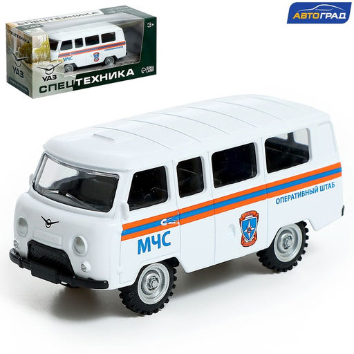 Машина металлическая УАЗ-3962. МЧС, инерция, 1:43
