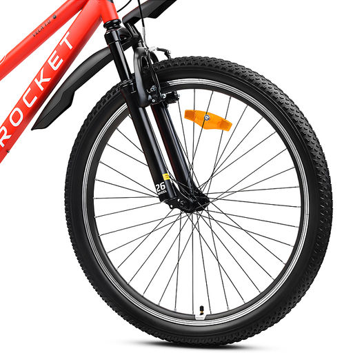 Велосипед 26" Rocket Vela 1.0, цвет красный, размер 15"